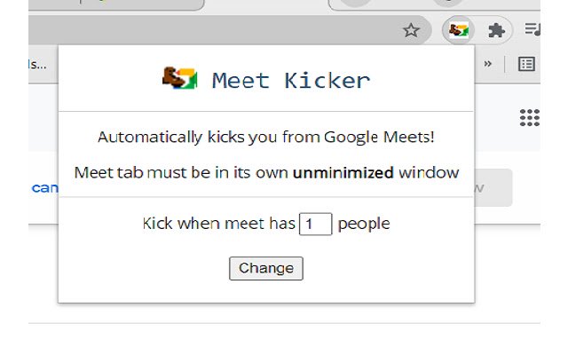 Meet Kicker  from Chrome web store to be run with OffiDocs Chromium online