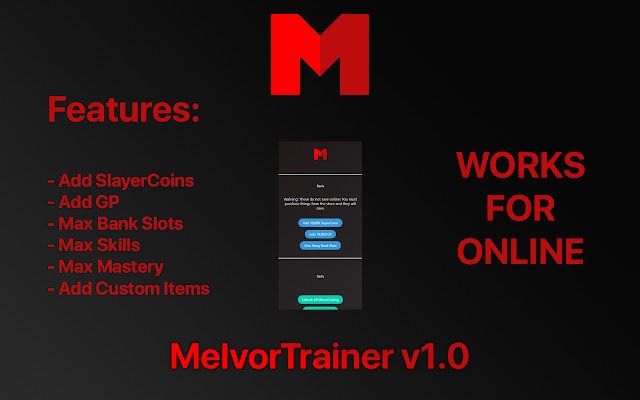 MelvorTrainer  from Chrome web store to be run with OffiDocs Chromium online