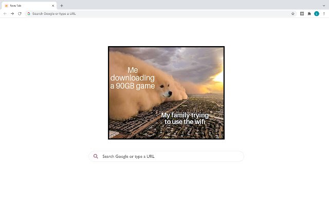 تطبيق Meme Tab من متجر Chrome الإلكتروني ليتم تشغيله باستخدام OffiDocs Chromium عبر الإنترنت