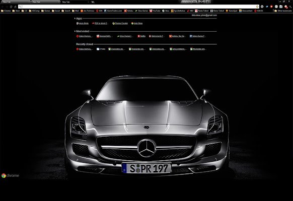 Mercedes SLS AMG Theme (1920x1080)  from Chrome web store to be run with OffiDocs Chromium online