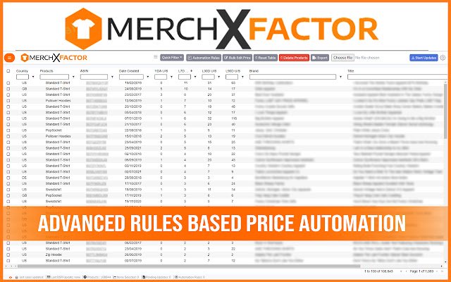 Merch X Factor  from Chrome web store to be run with OffiDocs Chromium online