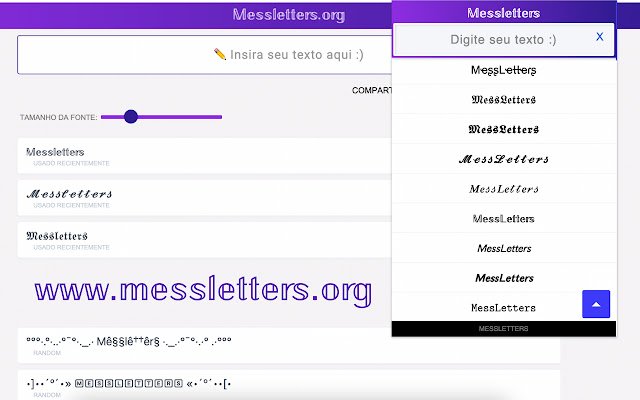 MessLetters  from Chrome web store to be run with OffiDocs Chromium online