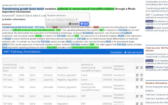 MET  from Chrome web store to be run with OffiDocs Chromium online