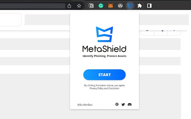 MetaShield  from Chrome web store to be run with OffiDocs Chromium online