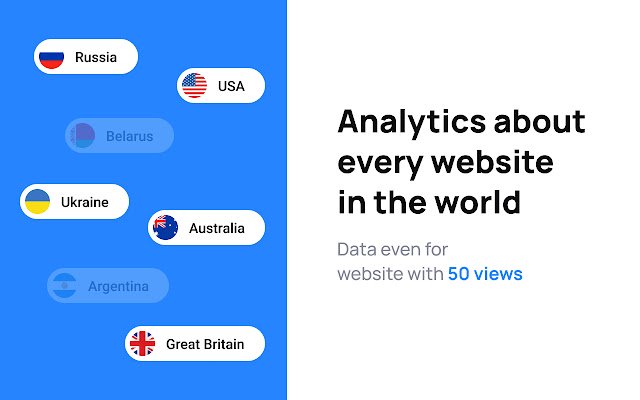 Metrica Fast website analytics  from Chrome web store to be run with OffiDocs Chromium online