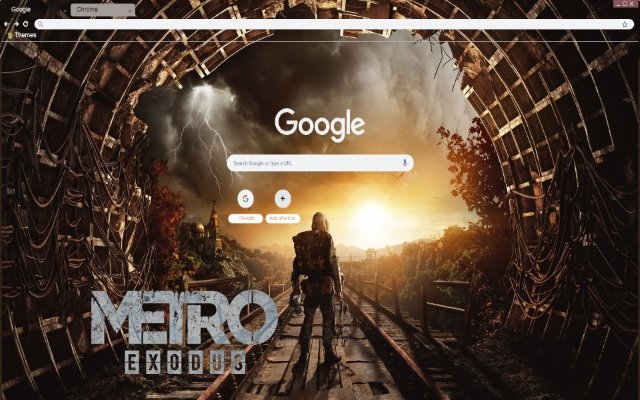 Tema Metro Exodus din magazinul web Chrome va fi rulată cu OffiDocs Chromium online