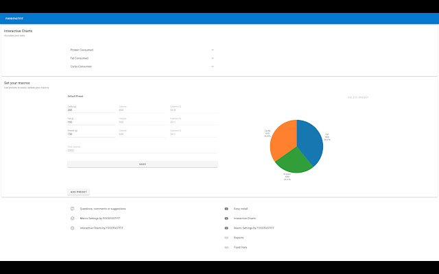 来自 Chrome 网上商店的 FOODFASTFIT 的 MFP 食谱将与 OffiDocs Chromium 在线一起运行