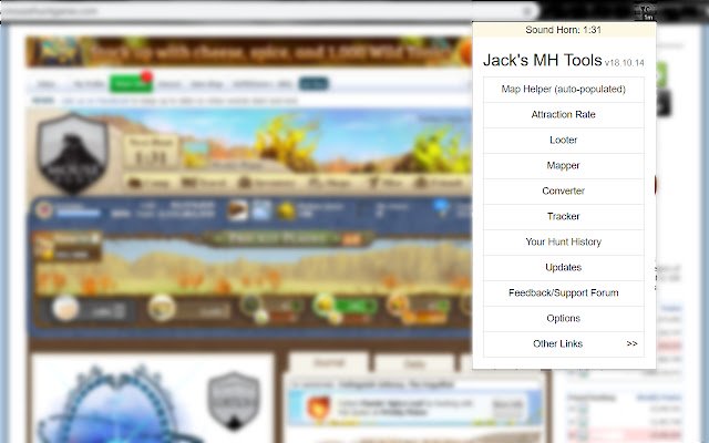 MHCTMouseHunt Helper  from Chrome web store to be run with OffiDocs Chromium online