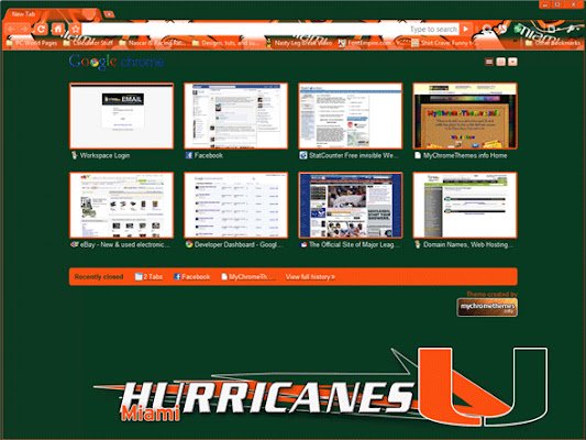 Miami Hurricanes Small  from Chrome web store to be run with OffiDocs Chromium online