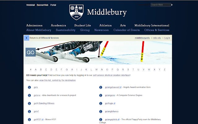 Middlebury Go  from Chrome web store to be run with OffiDocs Chromium online