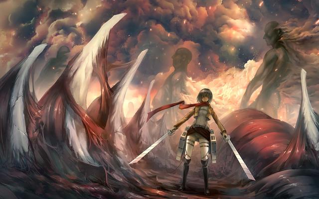 Mikasa Ackerman Attack on Titan 2 Attack on T aus dem Chrome-Webstore zur Ausführung mit OffiDocs Chromium online