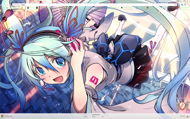 Miku And Friends 08 1366x768 ze sklepu internetowego Chrome do uruchomienia z OffiDocs Chromium online