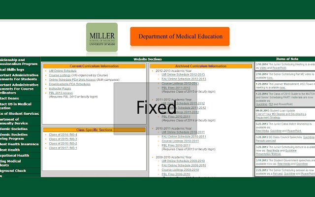 Miller School of Medicine Hacks  from Chrome web store to be run with OffiDocs Chromium online