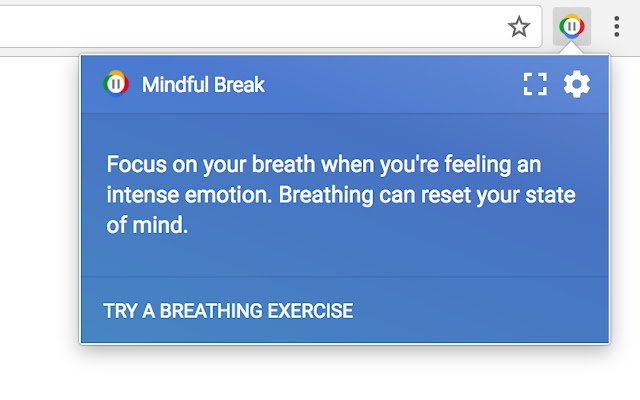 Mindful Break da Chrome Web Store será executado com OffiDocs Chromium online