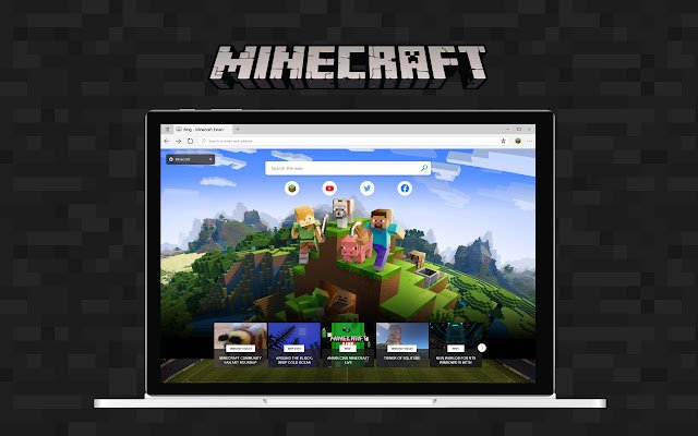 Minecraft New Tab  from Chrome web store to be run with OffiDocs Chromium online