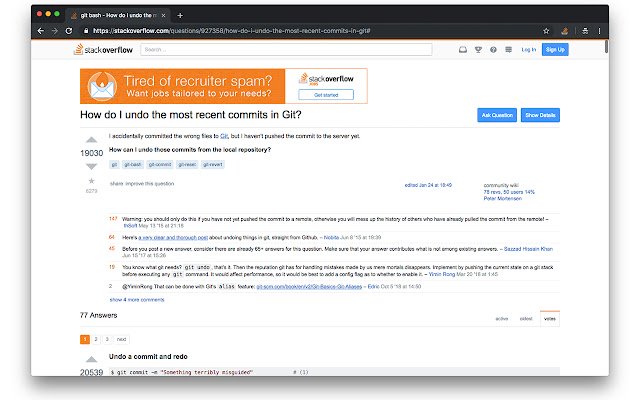 Minimal Stack Overflow از فروشگاه وب Chrome برای اجرا با OffiDocs Chromium به صورت آنلاین