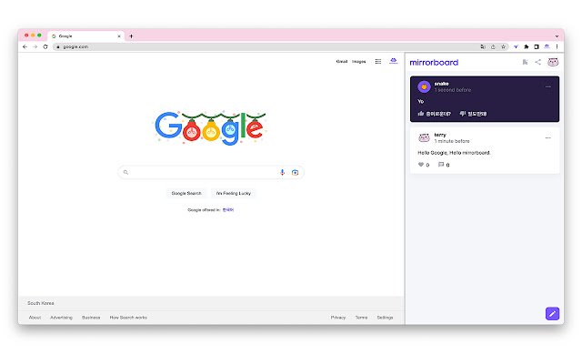 Mirrorboard de la tienda web de Chrome se ejecutará con OffiDocs Chromium en línea