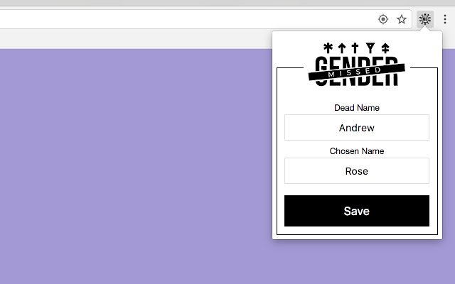 Missed Gender  from Chrome web store to be run with OffiDocs Chromium online