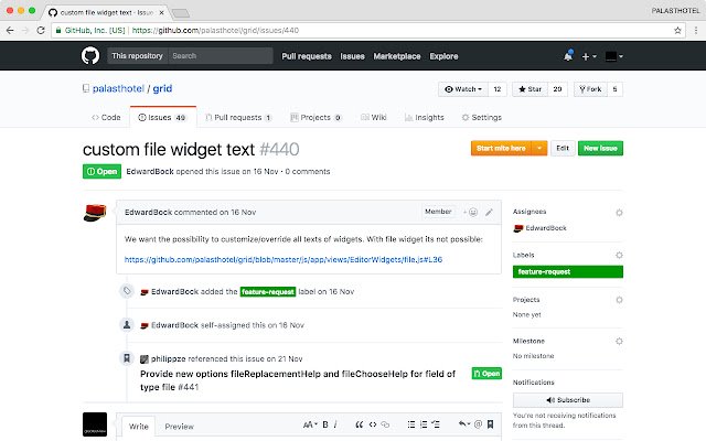 mite.watch for GitHub and GitLab  from Chrome web store to be run with OffiDocs Chromium online