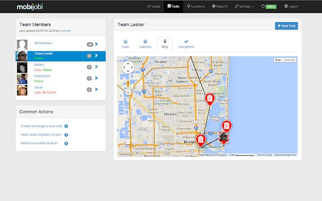 Mobijobi Workforce Management simplificado na loja on-line do Chrome para ser executado com OffiDocs Chromium online