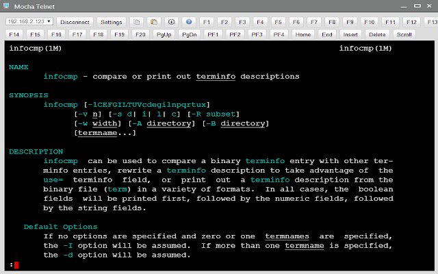 Mocha Telnet  from Chrome web store to be run with OffiDocs Chromium online