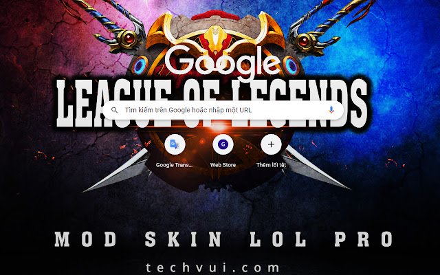 MOD SKIN LOL PRO chrome theme  from Chrome web store to be run with OffiDocs Chromium online