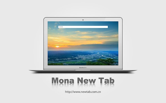 Mona New Tab  from Chrome web store to be run with OffiDocs Chromium online