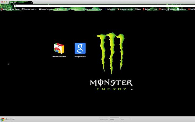 monster energy theme  from Chrome web store to be run with OffiDocs Chromium online