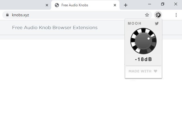 MoohKnob  from Chrome web store to be run with OffiDocs Chromium online