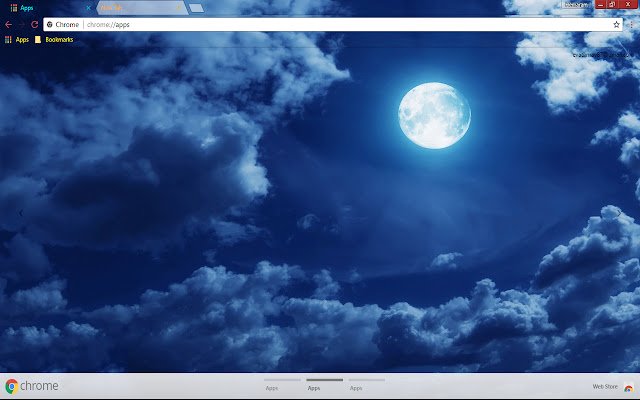 Moon Nature Night Sky  from Chrome web store to be run with OffiDocs Chromium online