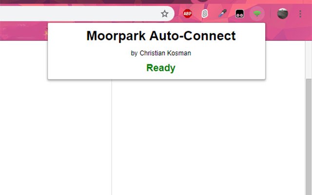 Moorpark Auto Connect  from Chrome web store to be run with OffiDocs Chromium online