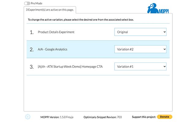 MOPPI my Optimizely Power Inspector из интернет-магазина Chrome для работы с OffiDocs Chromium онлайн