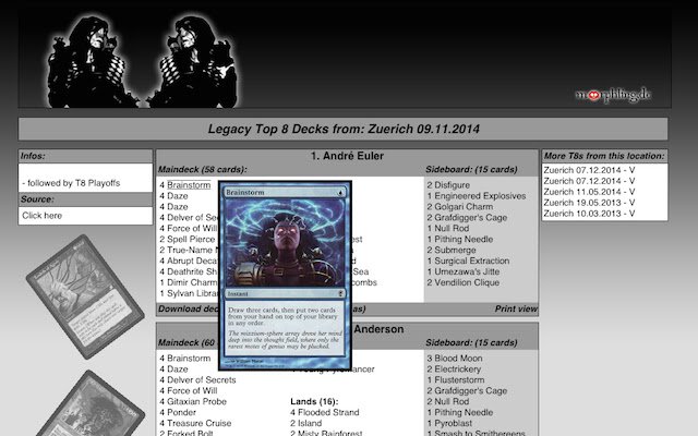 Morphling MTG Card Images  from Chrome web store to be run with OffiDocs Chromium online