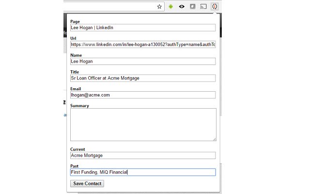 Mortgage iQ Contact Scraper  from Chrome web store to be run with OffiDocs Chromium online