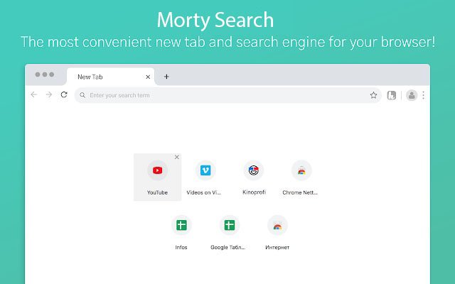 Morty Search  from Chrome web store to be run with OffiDocs Chromium online