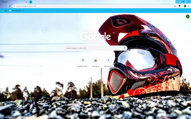 Tema Motcross dari toko web Chrome untuk dijalankan dengan OffiDocs Chromium online