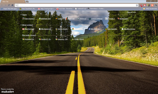 Mountain Road  from Chrome web store to be run with OffiDocs Chromium online