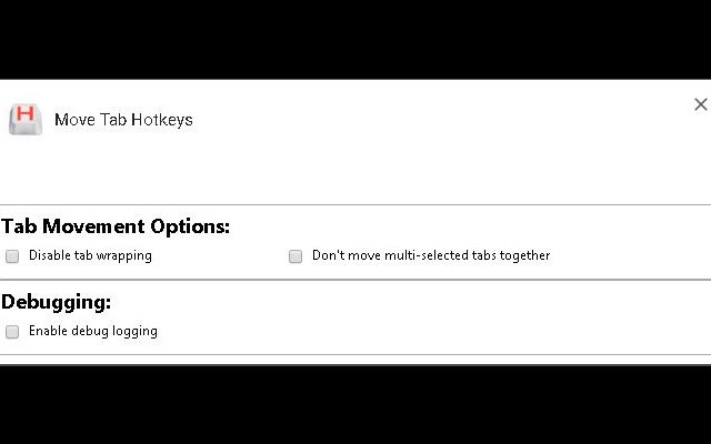 Move Tab Hotkeys  from Chrome web store to be run with OffiDocs Chromium online