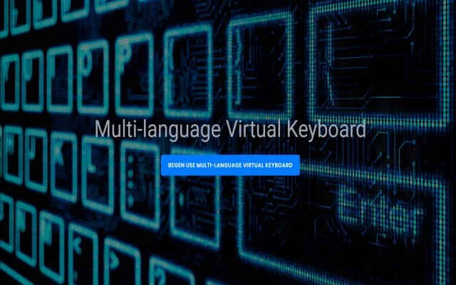 Multi language Virtual Keyboard  from Chrome web store to be run with OffiDocs Chromium online