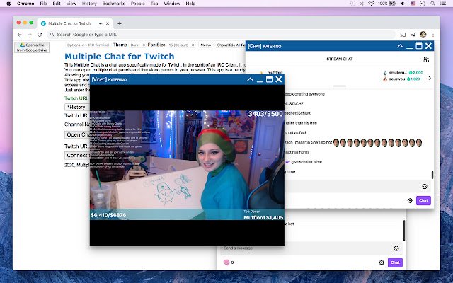 Multiple Chat for Twitch™  from Chrome web store to be run with OffiDocs Chromium online