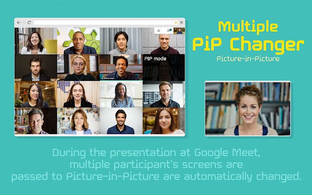 Multiple PiP Changer  from Chrome web store to be run with OffiDocs Chromium online