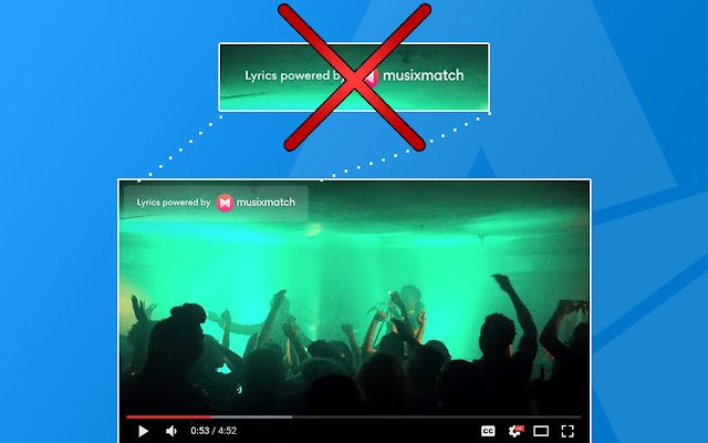 Chrome web mağazasından Musixmatch Şarkı Sözü Filigranı Temizleyici, OffiDocs Chromium çevrimiçi ile çalıştırılacak