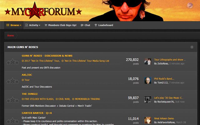 MYGNRFORUM (Izzy Banner)  from Chrome web store to be run with OffiDocs Chromium online