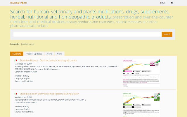 myHealthbox  from Chrome web store to be run with OffiDocs Chromium online