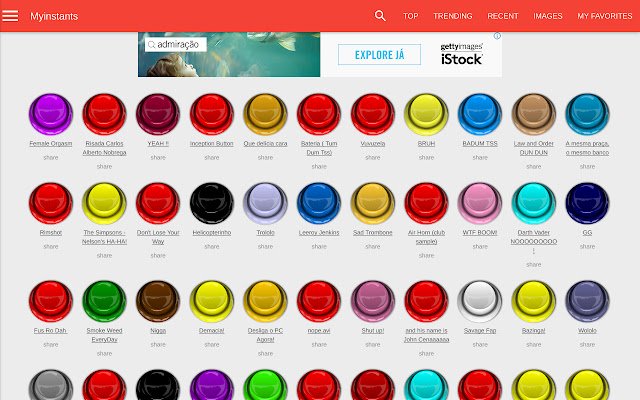 Myinstants Soundboard  from Chrome web store to be run with OffiDocs Chromium online