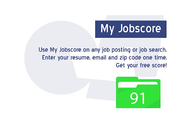 My Jobscore  from Chrome web store to be run with OffiDocs Chromium online