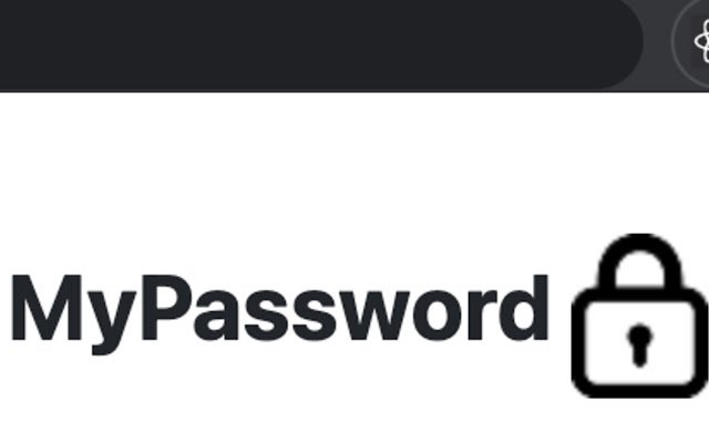 MyPassword  from Chrome web store to be run with OffiDocs Chromium online