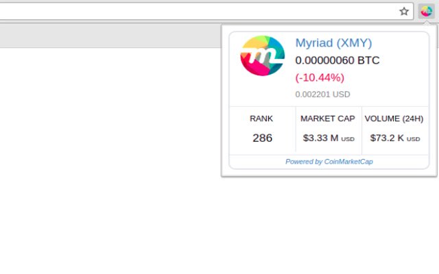 Myriad Coin  from Chrome web store to be run with OffiDocs Chromium online