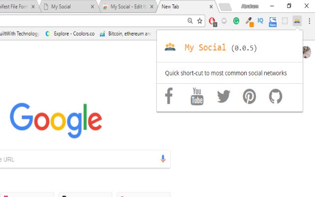 My Social  from Chrome web store to be run with OffiDocs Chromium online