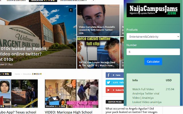 naijacampusjams  from Chrome web store to be run with OffiDocs Chromium online